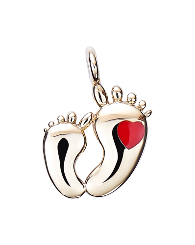 Molu Mineli Bebek Ayağı Charm