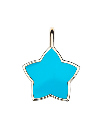 Molu Mavi Mineli Yıldız Charm