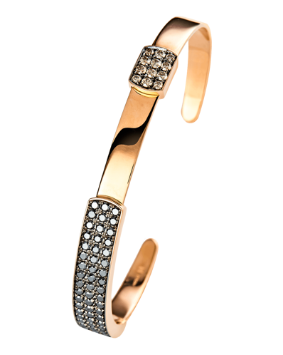 Molu Kahve Siyah Pırlantalı Bilezik