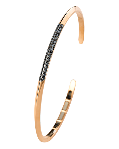 Molu Siyah Pırlantalı Bilezik