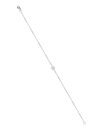 Molu Pırlantalı Yonca Bilezik