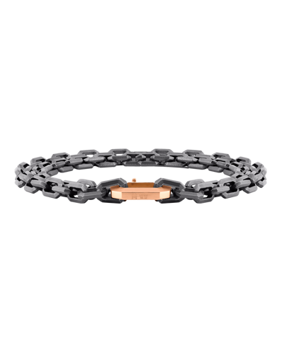 Molu Altın Gümüş Çift Zincir Bilezik