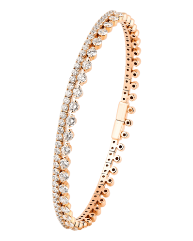 Molu Pırlantalı Mıknatıslı Kelepçe Bilezik