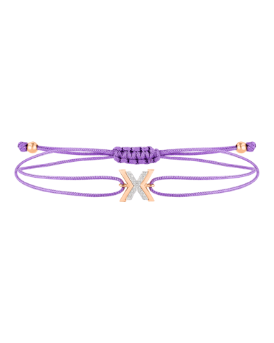 X by Molu IconX Pırlantalı Makreme Bilezik 