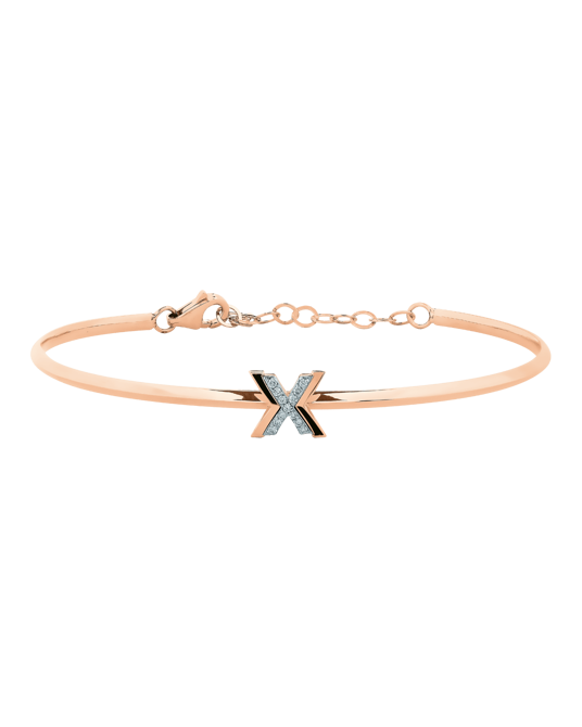 X by Molu IconX Pırlantalı Kelepçe Bilezik 