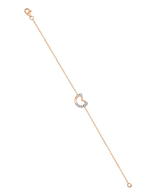 X by Molu Tulips Pırlantalı Zincir Bilezik 