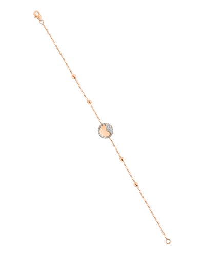 X by Molu Tulips Pırlantalı Büyük Boy Zincir Bilezik 