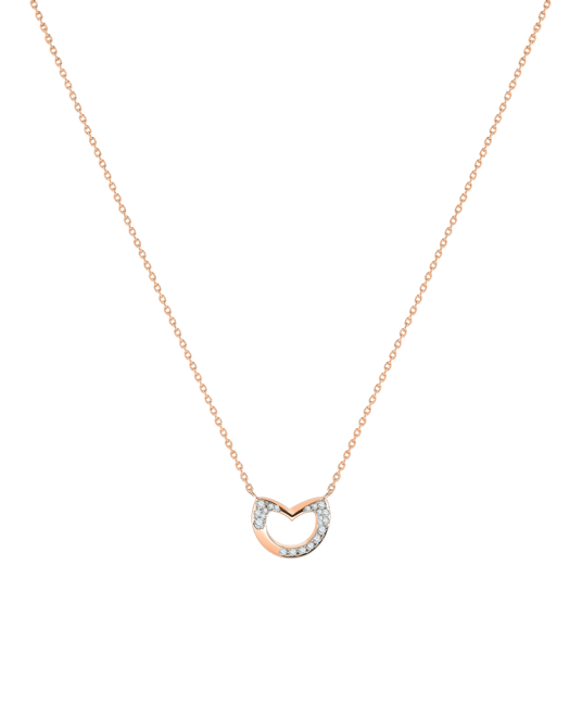 X by Molu Tulips Pırlantalı Kolye 