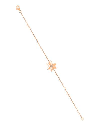 X by Molu Oxalis Pırlantalı Büyük Boy Zincir Bilezik 