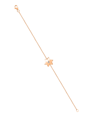 X by Molu Oxalis Pırlantalı Büyük Boy Zincir Bilezik 