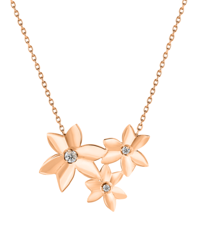 X by Molu Oxalis Pırlantalı 3'lü Kolye 