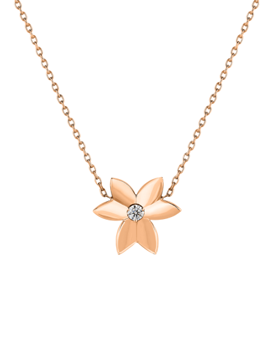 X by Molu Oxalis Pırlantalı Büyük Boy Kolye 