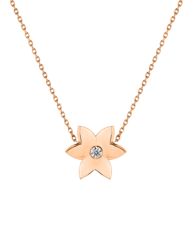 X by Molu Oxalis Pırlantalı Büyük Boy Kolye 