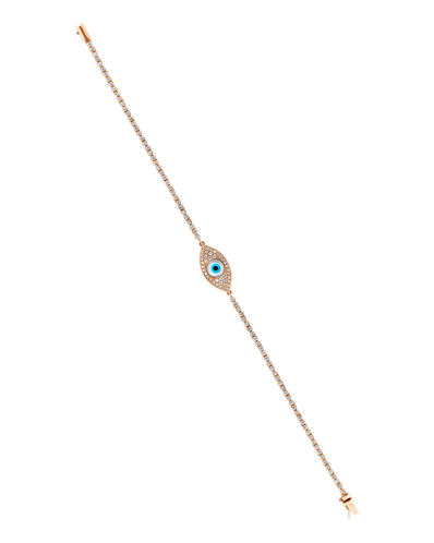 Molu Pırlantalı Badem Gözlü Su Bilezik