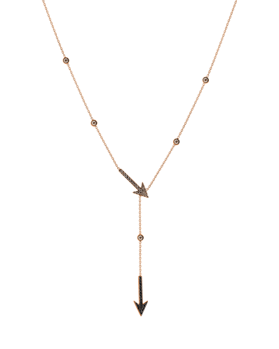 Picture of Molu Pırlantalı Oklu Kolye