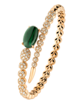 Tropica Pırlantalı Malahitli Yaylı Bilezik