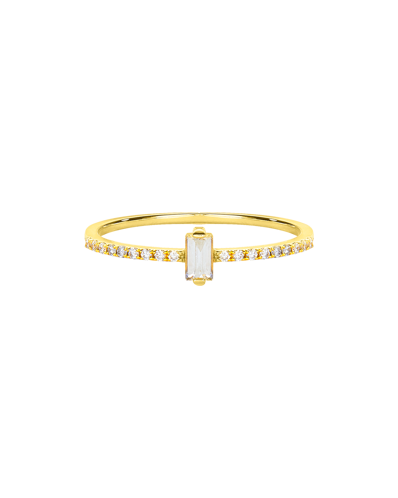 Molu Baget Pırlantalı Yarımtur Yüzük	