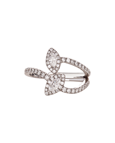 Picture of Molu Pırlantalı Çift Markiz Yüzük