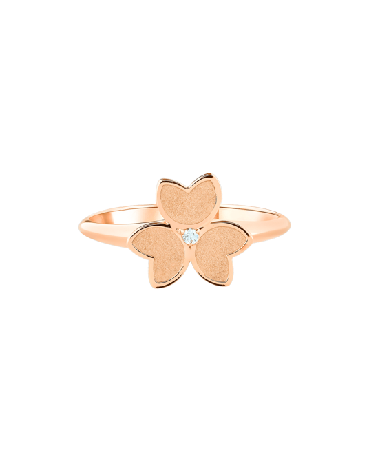 X by Molu Trifoglio Pırlantalı Yüzük 