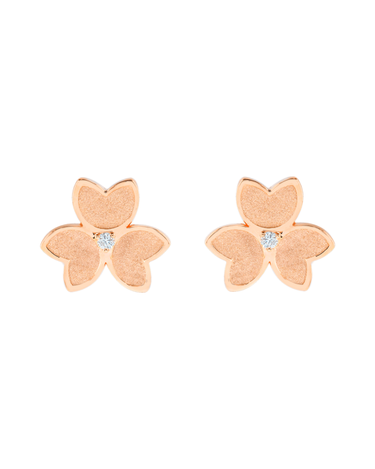 X by Molu Trifoglio Pırlantalı Küpe	