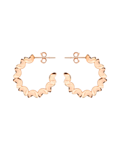 X by Molu Tulips Pırlantalı Sabit Halka Küpe	