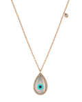 Picture of Molu Diamond Drop Evil Eye Necklace