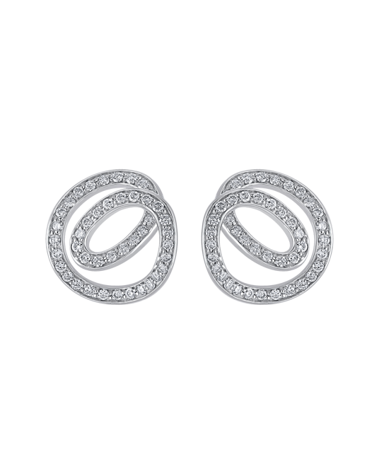 Picture of Molu Diamond Spiral Earrings