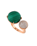 Picture of Tropica Colors Pırlantalı Malahitli Yüzük