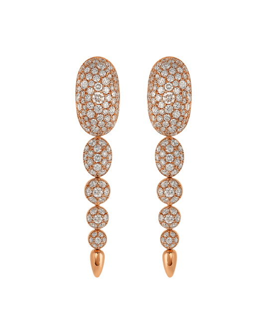 Tropica Pırlantalı Sallantılı Küpe