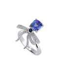 Picture of Today's Princess Pırlantalı Safirli Tanzanitli Yüzük