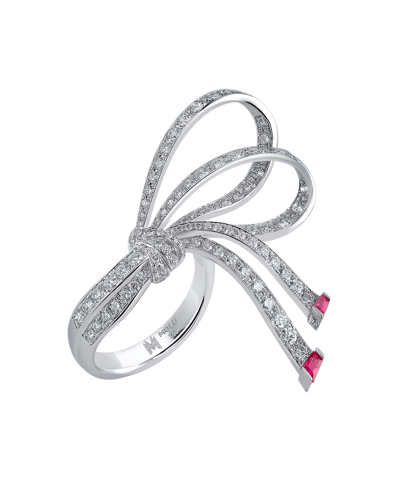 Picture of Today's Princess Pırlantalı Yakutlu Kurdele Yüzük