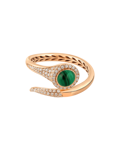 Picture of Tropica Pırlantalı Malahitli İnce Yüzük