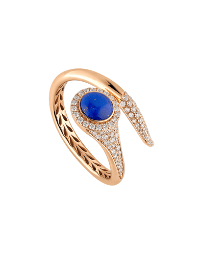 Picture of Tropica Pırlantalı Lapis Lazuli İnce Yüzük