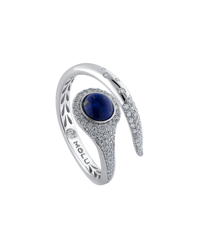 Picture of Tropica Pırlantalı Lapis Lazuli İnce Yüzük