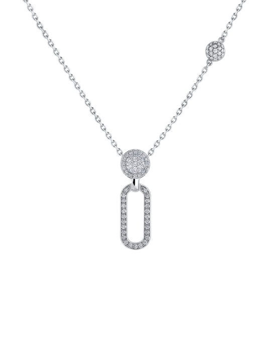 Tropica Chain Pırlantalı Kolye