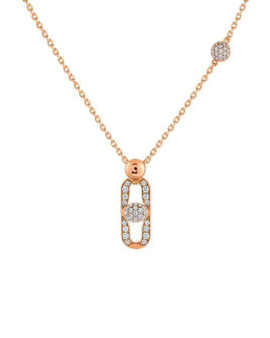 Tropica Chain Pırlantalı Kolye