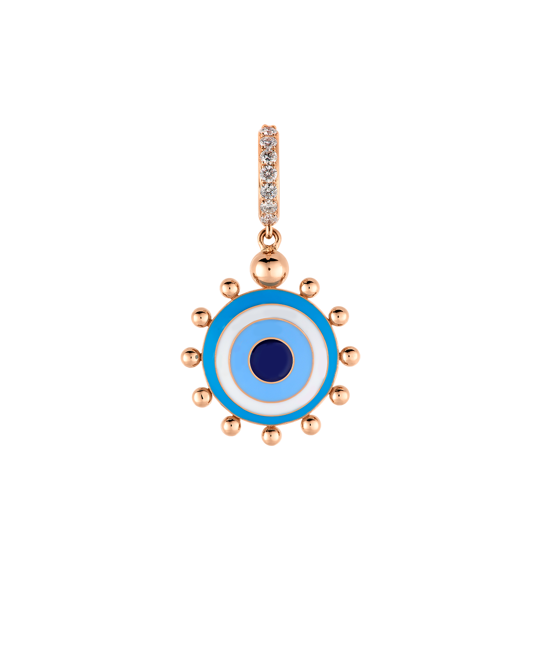 Wish Me Molu Pırlantalı Gözlü Küçük Charm