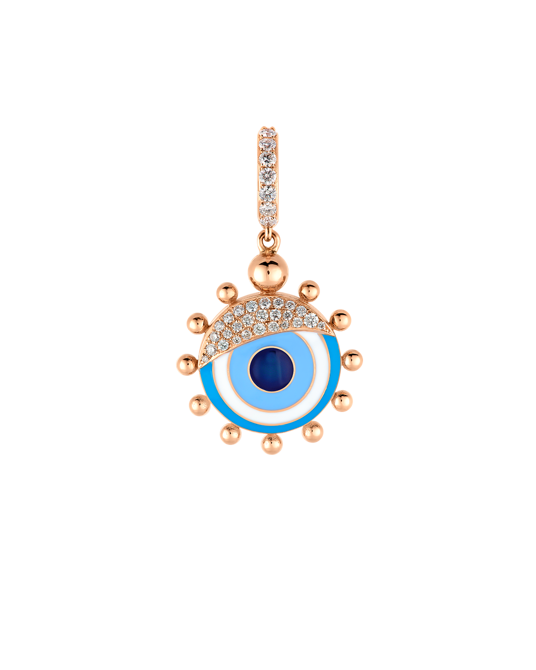 Wish Me Molu Pırlantalı Gözlü Küçük Charm