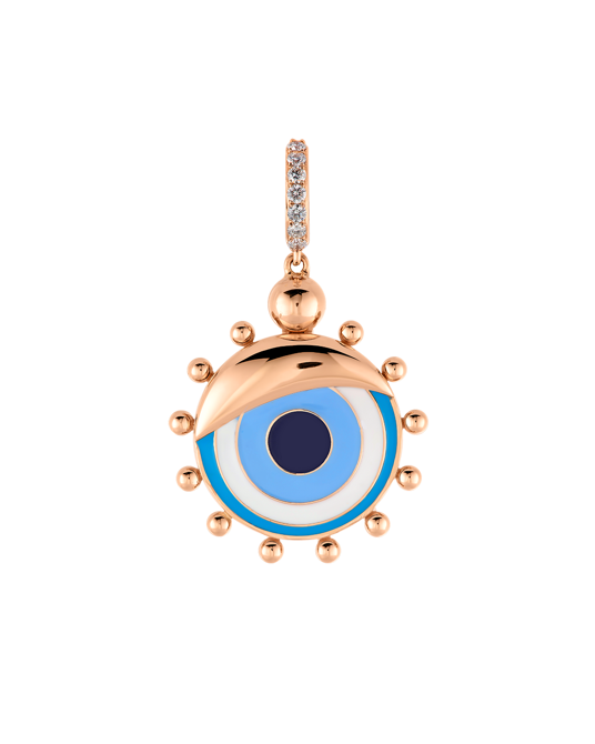 Wish Me Molu Pırlantalı Gözlü Charm