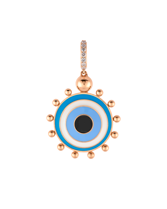 Wish Me Molu Pırlantalı Gözlü Charm