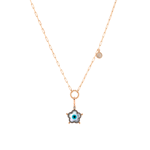 Wish Me Molu Kahve Pırlantalı Gözlü Çiçek Charm