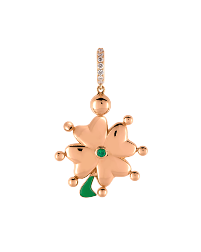 Wish Me Molu Pırlantalı Yonca Charm