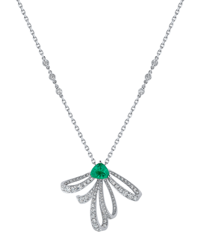 Today's Princess Pırlantalı Zümrütlü Kolye