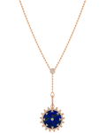 Wish Me Molu Pırlantalı Lapis Lazuli Büyük Charm