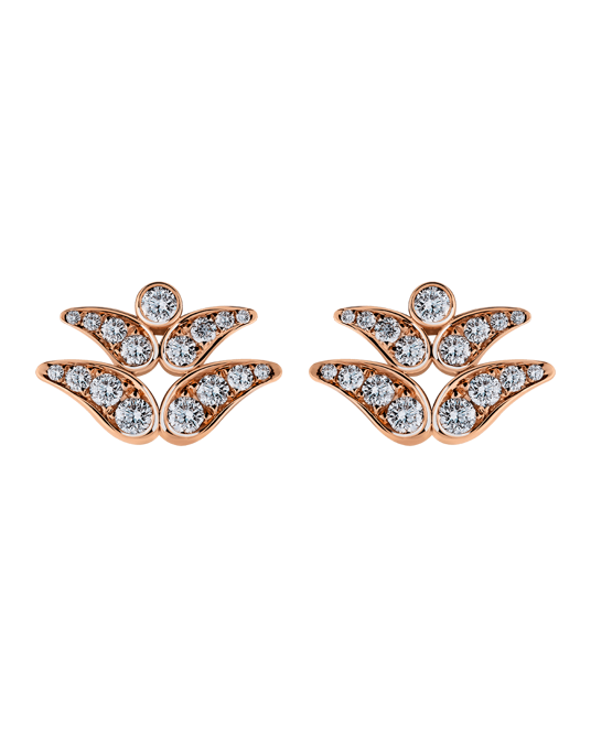 Lily Pırlantalı Küpe