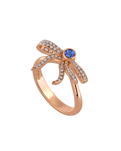 Picture of Today's Princess Pırlantalı Tanzanitli Kurdele Yüzük