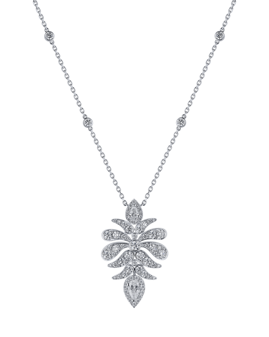 Lily Damla Pırlantalı Kolye