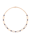 Tropica Chain Pırlantalı Lapis Lazuli Kolye