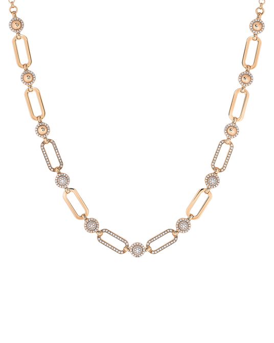 Tropica Chain Pırlantalı Kolye