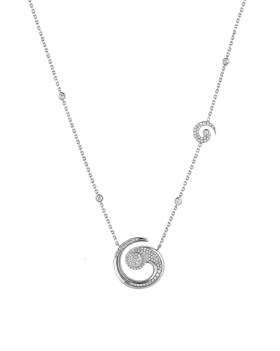 Tropica Pırlantalı Spiral Kolye